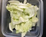 じゃことくたくたキャベツのスパゲッティー作り方3写真
