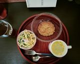 ずんだ餡INソイオートミールパンケーキ作り方3写真
