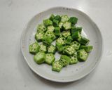オクラ入り豆乳お味噌汁作り方2写真