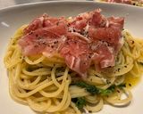 ワンパン！にんにくたっぷり生ハムのペペロンチーノ作り方5写真