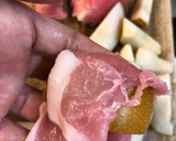 なんとお醤油だけ！梨の豚肉巻き作り方1写真