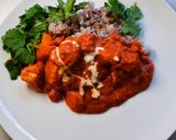 【サラダチキン活用】バターチキンカレー作り方10写真