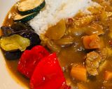 素揚げ野菜の、夏野菜カレー作り方4写真