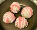 まるごと椎茸の肉巻きおにぎり作り方5写真