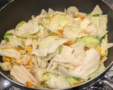辛め野菜炒めトンテキ作り方4写真