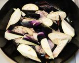 鶏もも肉と茄子のポン酢パスタ作り方5写真