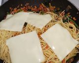 牛ミンチと野菜のトマト煮込みスパゲッティ作り方12写真
