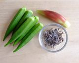 〈くらし薬膳〉オクラの塩昆布和え作り方1写真