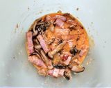 簡単ランチ！混ぜるキノコのカルボナーラ作り方7写真