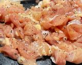 鶏肉とキャベツのやみつきガリバタ混ぜご飯作り方1写真