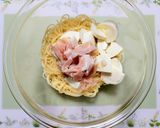 夏簡単昼食!無花果生ハムチーズ冷製パスタ作り方5写真