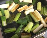 夏バテ防止⭕️ねぎ豚肉ガーリック照り焼き作り方3写真