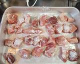 さつまいもと豚肉の甘辛炒め作り方3写真