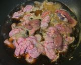 煮込鶏レバー丼に挑戦しました作り方3写真