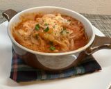トマトJでオニオングラタンスープ🍅作り方5写真