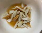 肉無チクワ洋風梅味噌クリーム味野菜炒め作り方1写真