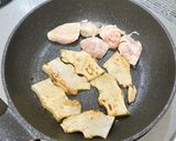 わらびとたけのことささみの塩麹炒め作り方4写真