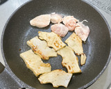 わらびとたけのことささみの塩麹炒め作り方4写真