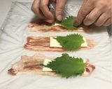 豚バラスライスのしそチーズミルフィーユカツ作り方7写真