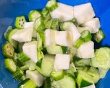 夏野菜の冷たい前菜 お茶うけ 中華サラダ作り方11写真