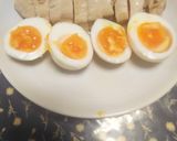 めんつゆで簡単✨鶏むねチャーシューと煮卵作り方7写真