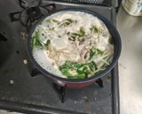 鍋1つで、オクラ入り豚ニラ塩ラーメン作り方4写真