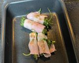 チーズと、大葉の、ベーコン巻作り方2写真