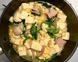 ベーコンと豆腐とホウレン草と卵のうま煮作り方7写真