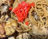 簡単　屋台の焼きそば（きのこ）作り方10写真