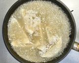冷凍生餃子とエリンギとほうれん草のスープ作り方2写真