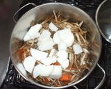 基本簡単豚汁♪味噌汁作り方5写真