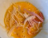 5分で天津飯風（小さめの卵焼き器使用）作り方1写真