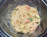 簡単☆サーモンアボカドわさびマヨパスタ♩作り方7写真