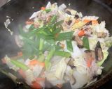 キクラゲ入り白菜の中華炒め作り方4写真