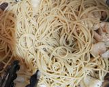 長芋とエリンギのパスタ作り方4写真