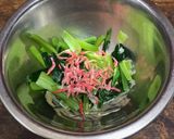 レンジで簡単♪小松菜のごまマヨ和え作り方5写真