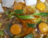 素活用〜海鮮香る餅入りスンドゥブチゲ作り方4写真