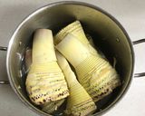 ★簡単たけのこの冷蔵保存　塩水保存３ヶ月作り方3写真