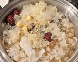美肌に!薬膳白きくらげと蓮の実のデザート作り方5写真