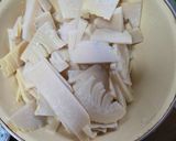 タケノコとアスパラのバター醤油炒め作り方1写真