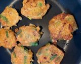 簡単おつまみ★豚キムチのじゃがいもお焼き作り方11写真