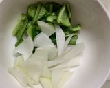 肉無チクワ洋風梅味噌クリーム味野菜炒め作り方5写真