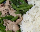 簡単★昼食！豚肉とインゲンの大蒜炒め作り方3写真