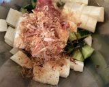 長芋ときゅうりの梅肉和え☆作り方4写真
