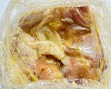 肉汁閉じ込める！鶏もも肉の青のり唐揚げ作り方3写真