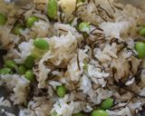 枝豆と塩昆布の混ぜご飯作り方1写真