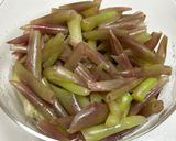 カンタン酢でみょうがの茎の甘酢漬け作り方6写真