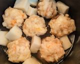 はんぺんでふっくら♪椎茸の海老詰め　白だし煮作り方8写真