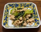 鶏ミンチとチンゲンサイの中華炒め作り方5写真