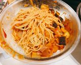 夏野菜たっぷり冷製ラタトゥイユパスタ作り方8写真